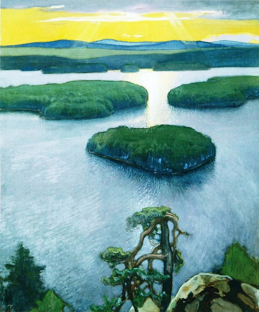 Eero Järnefelt - 127, Un paesaggio simbolico